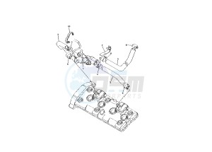 FZ1-S FAZER 1000 drawing SECONDARY AIR SYSTEM