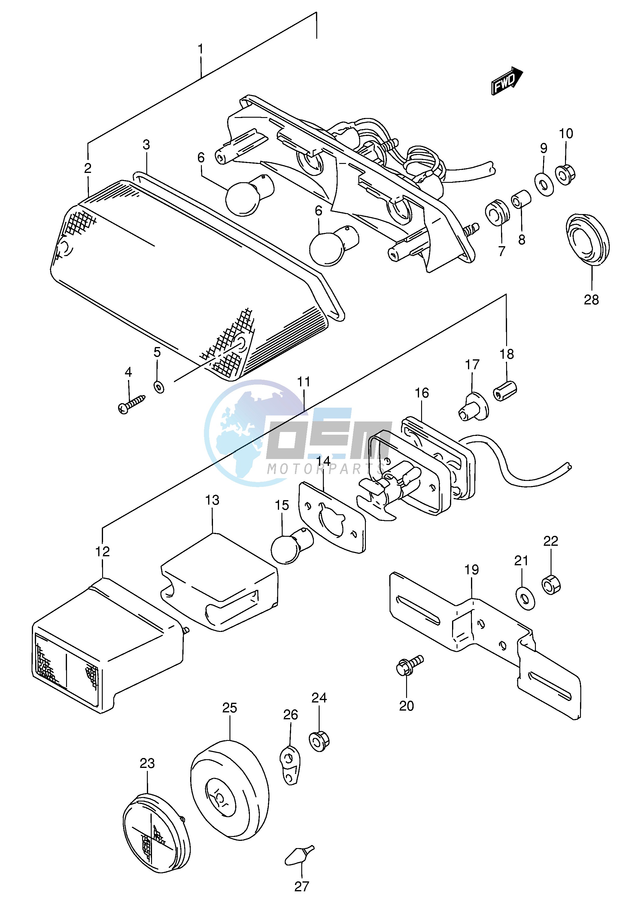 REAR COMBINATION LAMP