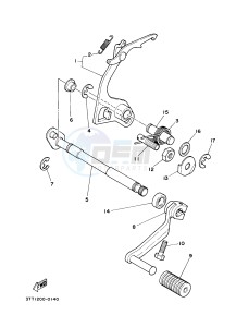 DT175 (3TSW) drawing SHIFT SHAFT