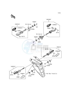 ER-6N ER650EDS XX (EU ME A(FRICA) drawing Turn Signals