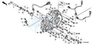 TRX420FPM9 U / 4WD drawing REAR CRANKCASE COVER