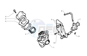 Ark LC Matt Black-Silver 50 drawing Oil pump - Carburettor