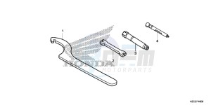 CRF250XD CRF250R Europe Direct - (ED) drawing TOOLS