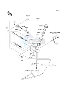 MULE_600 KAF400B6F EU drawing Master Cylinder