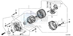 GL1800BE F6B Bagger - GL1800BE UK - (E) drawing GENERATOR