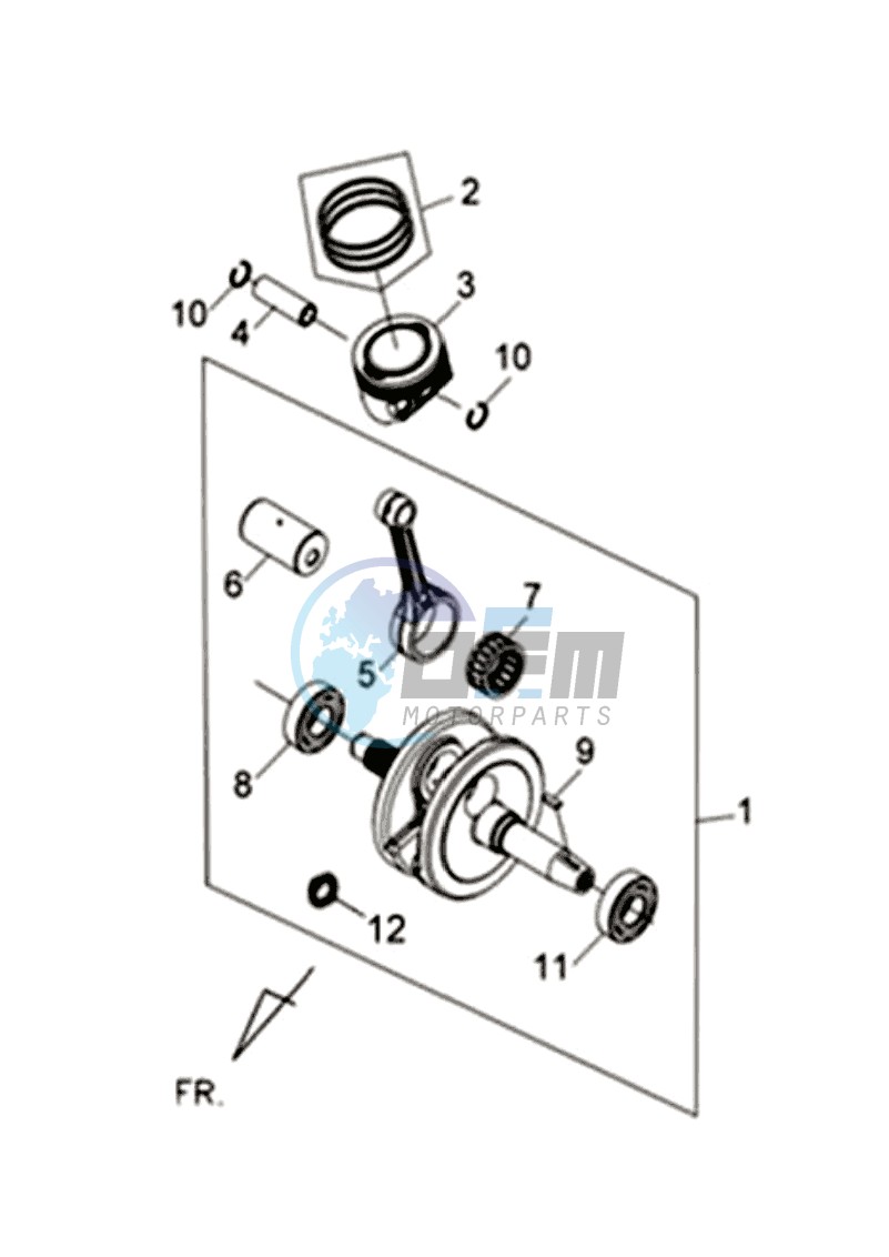 CRANKCASE L / R / STARTER