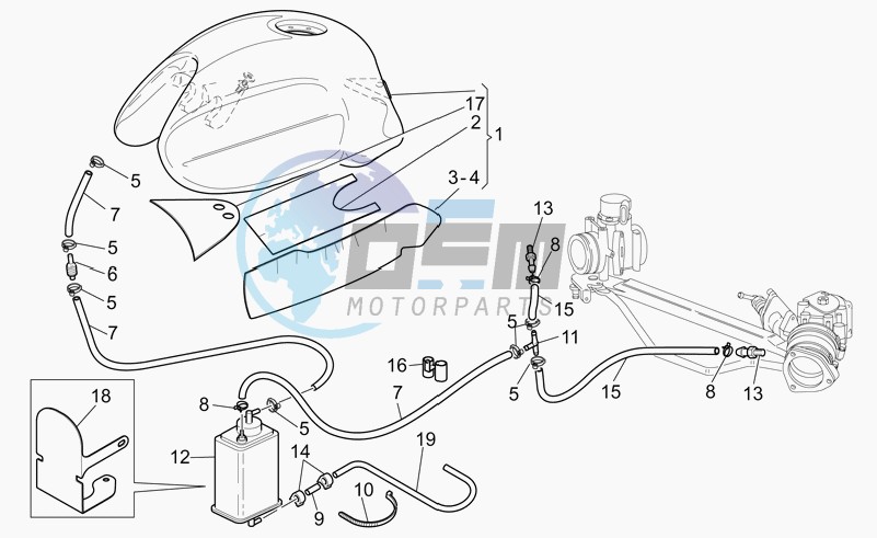 Fuel vapour recover system