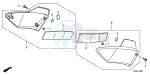 CBF1000S9 Europe Direct - (ED) drawing SIDE COVER