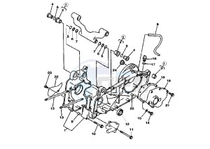 YP MAJESTY DX 250 drawing CRANKCASE