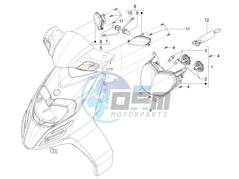 Head lamp - Turn signal lamps