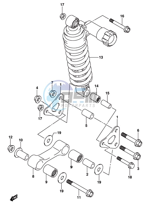 REAR CUSHION LEVER