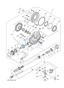 XT1200ZE SUPER TENERE ABS (2KBF) drawing DRIVE SHAFT