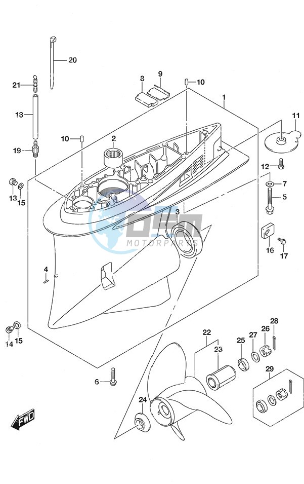 Gear Case SS Model