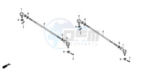 TRX200D FOURTRAX 200 drawing TIE ROD