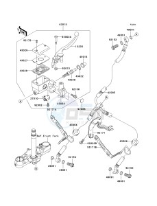 VN 2000 J [VULCAN 2000 CLASSIC LT] (8F-9F) J8F drawing FRONT MASTER CYLINDER