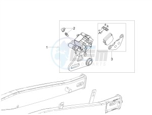 RCR 50 E4 (EMEA) drawing Rear brake caliper