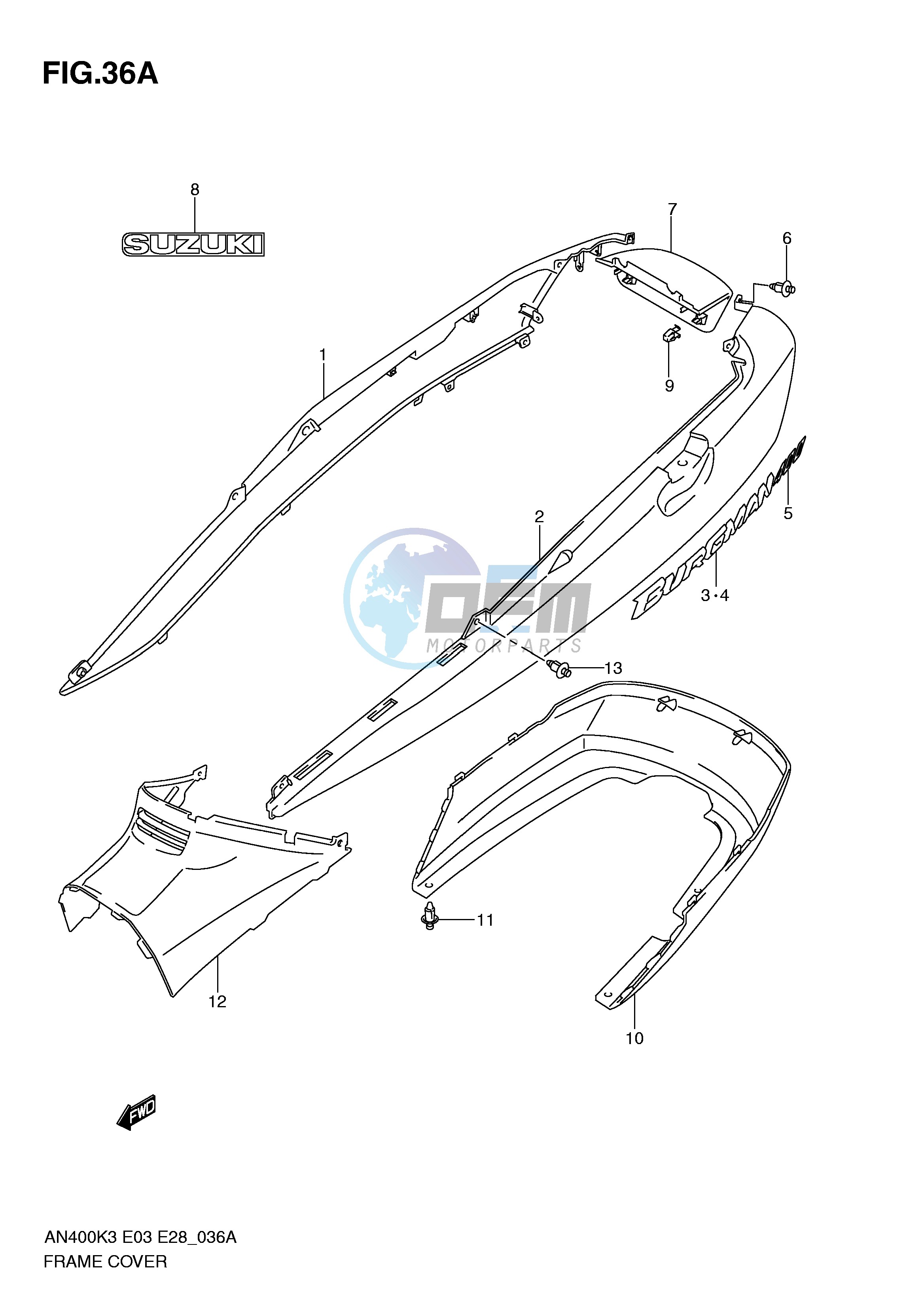 FRAME COVER (MODEL K4)