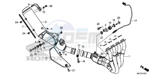 CBR1000RAH 2ED - (2ED) drawing EXHAUST MUFFLER