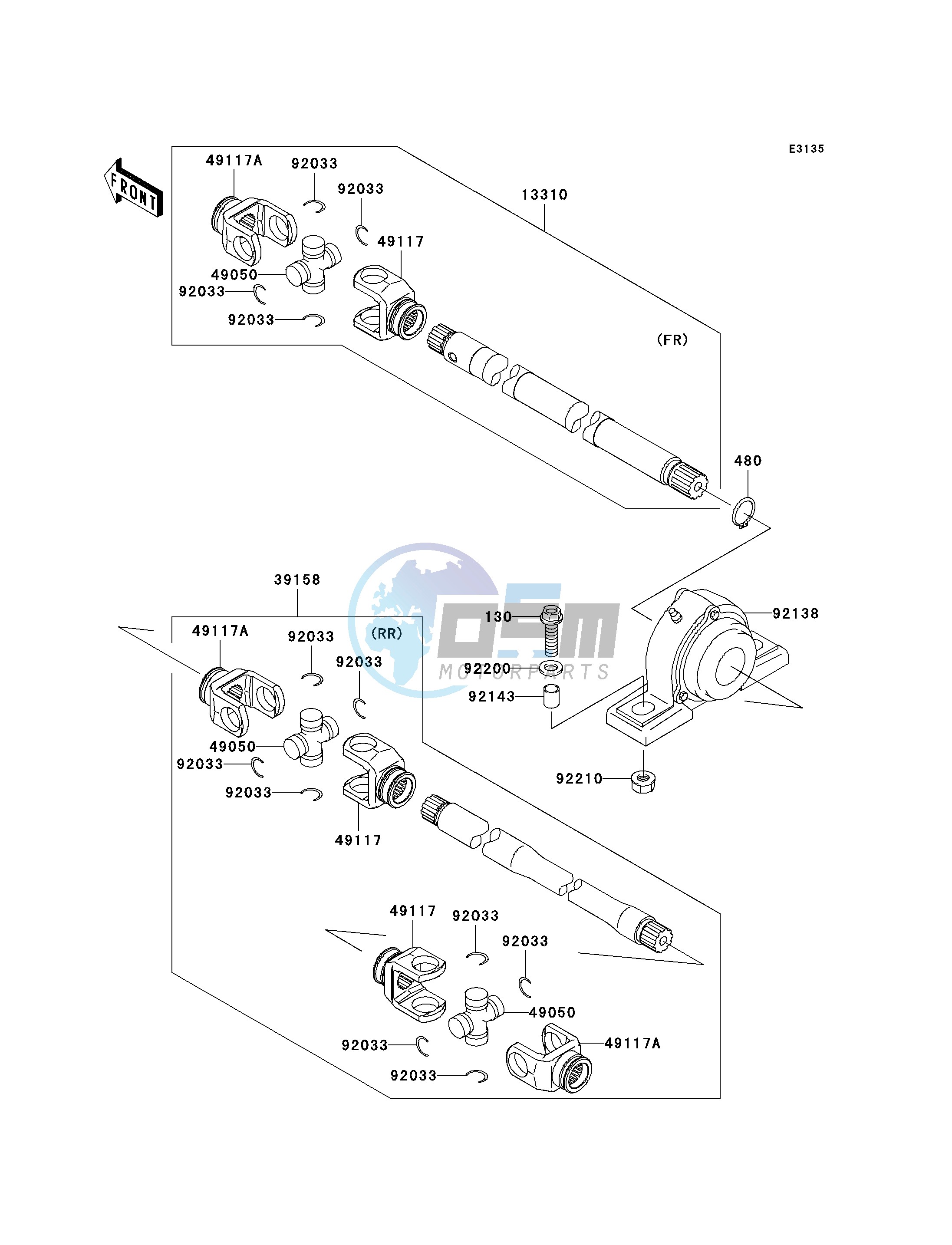 DRIVE SHAFT-PROPELLER