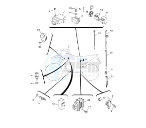 WR X 125 drawing ELECTRICAL 2