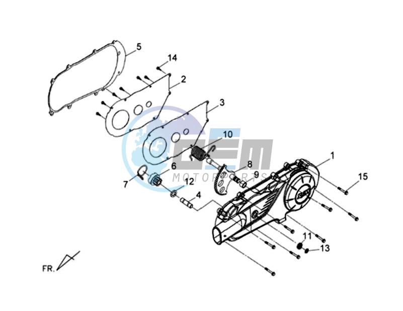 CRANKCASE COVER LEFT