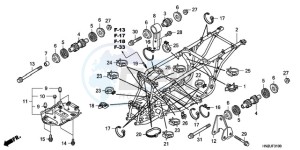 TRX500FAA Europe Direct - (ED) drawing FRAME BODY