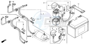 NSS250 JAZZ drawing BATTERY