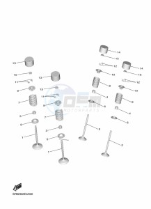 YZ250F (B7B6) drawing VALVE