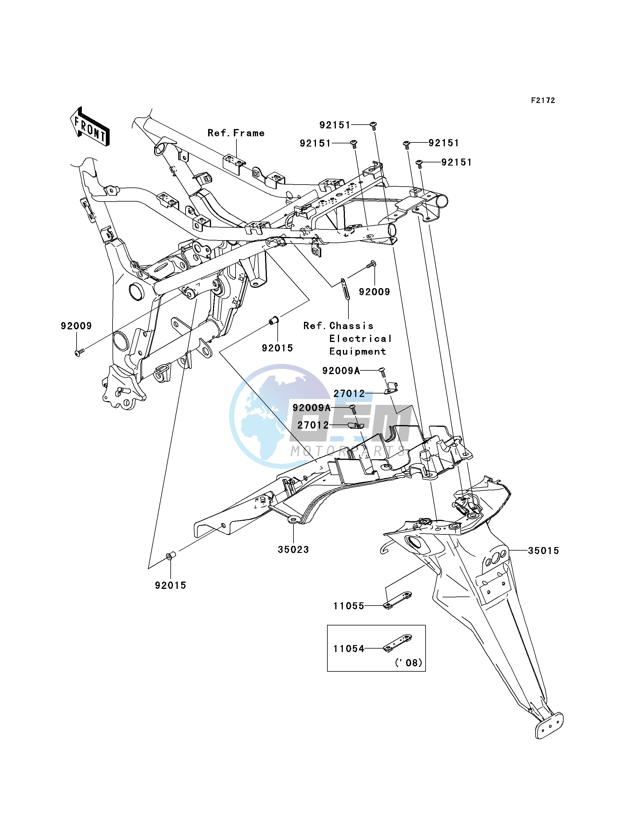 REAR FENDER-- S- -