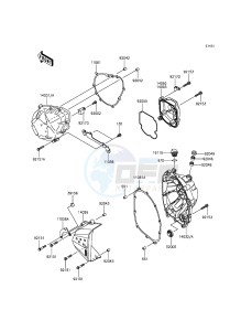 Z800 ZR800AFF FR GB XX (EU ME A(FRICA) drawing Engine Cover(s)