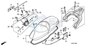 FES1509 Europe Direct - (ED) drawing SEAT/REAR CARRIER