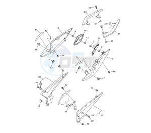 XJ6-S DIVERSION 600 drawing SIDE COVER