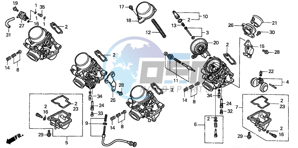 CARBURETOR (COMPONENT PARTS) (1)