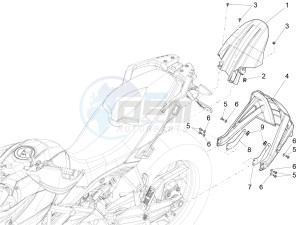 ETV Caponord 1200 USA USA drawing Rear mudguard