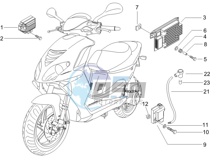 Voltage Regulators - Electronic Control Units (ecu) - H.T. Coil