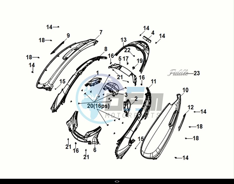 BODY COVER - TAIL LIGHT