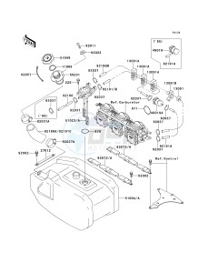 JH 900 A [900 ZXI] (A1-A3) [900 ZXI] drawing FUEL TANK