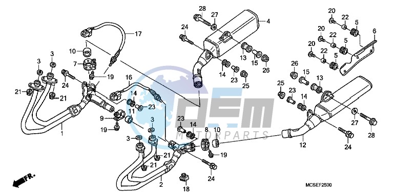 EXHAUST MUFFLER