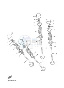 YZF-R6 600 R6 (2CXE 2CXF) drawing VALVE