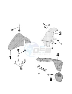 KISBEE MX drawing FENDERS