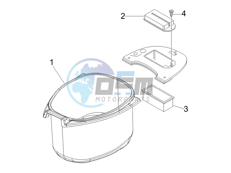 Helmet housing - Undersaddle