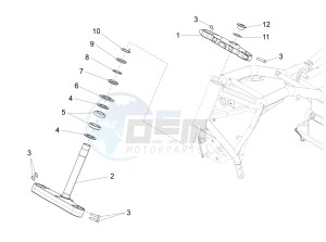 California 1400 Touring ABS 1380 drawing Steering