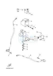 YPR125RA XMAX 125 ABS EVOLIS 125 ABS (2DM4) drawing ELECTRICAL 3