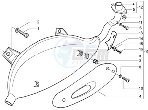 Granturismo 125 L drawing Silencer