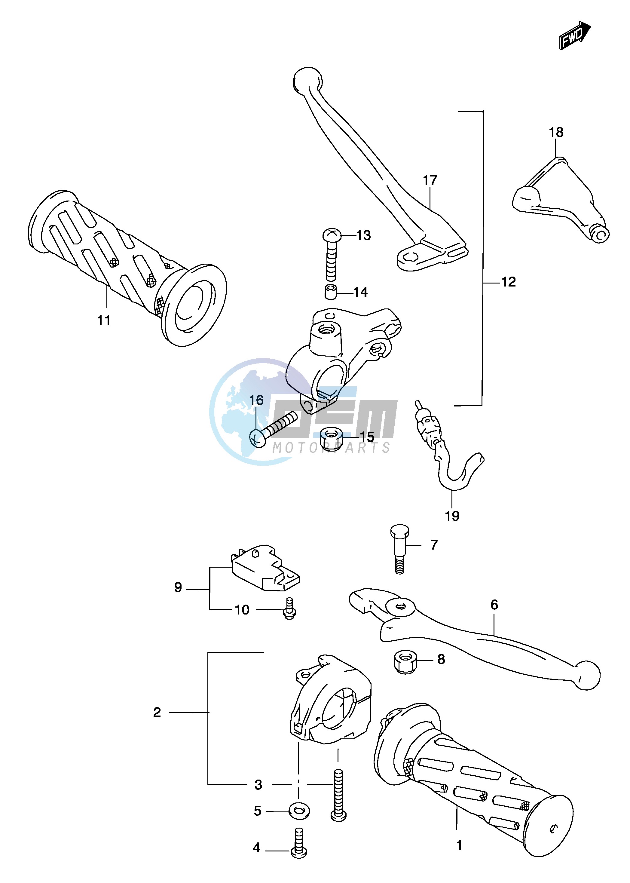 HANDLE GRIP (MODEL AY50)