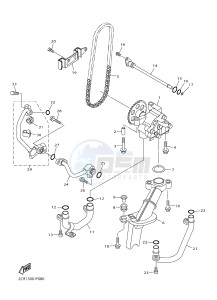 YZF-R1 998 R1 (2CRJ 2CRK) drawing OIL PUMP