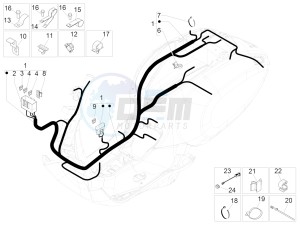 125 4T 3V I GET ie Primavera (APAC) (AU, EX, JA, KR, VT) drawing Main cable harness