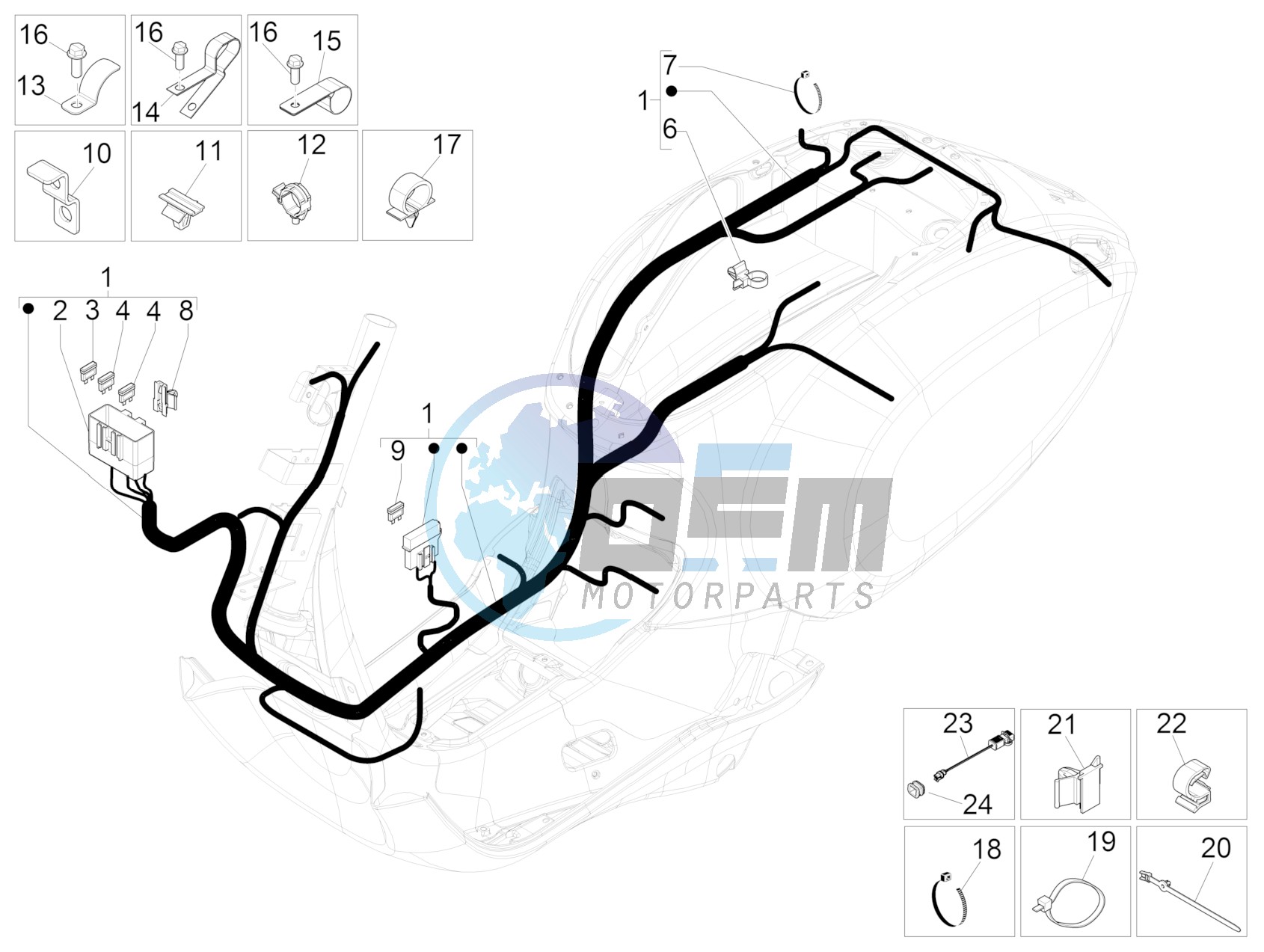 Main cable harness