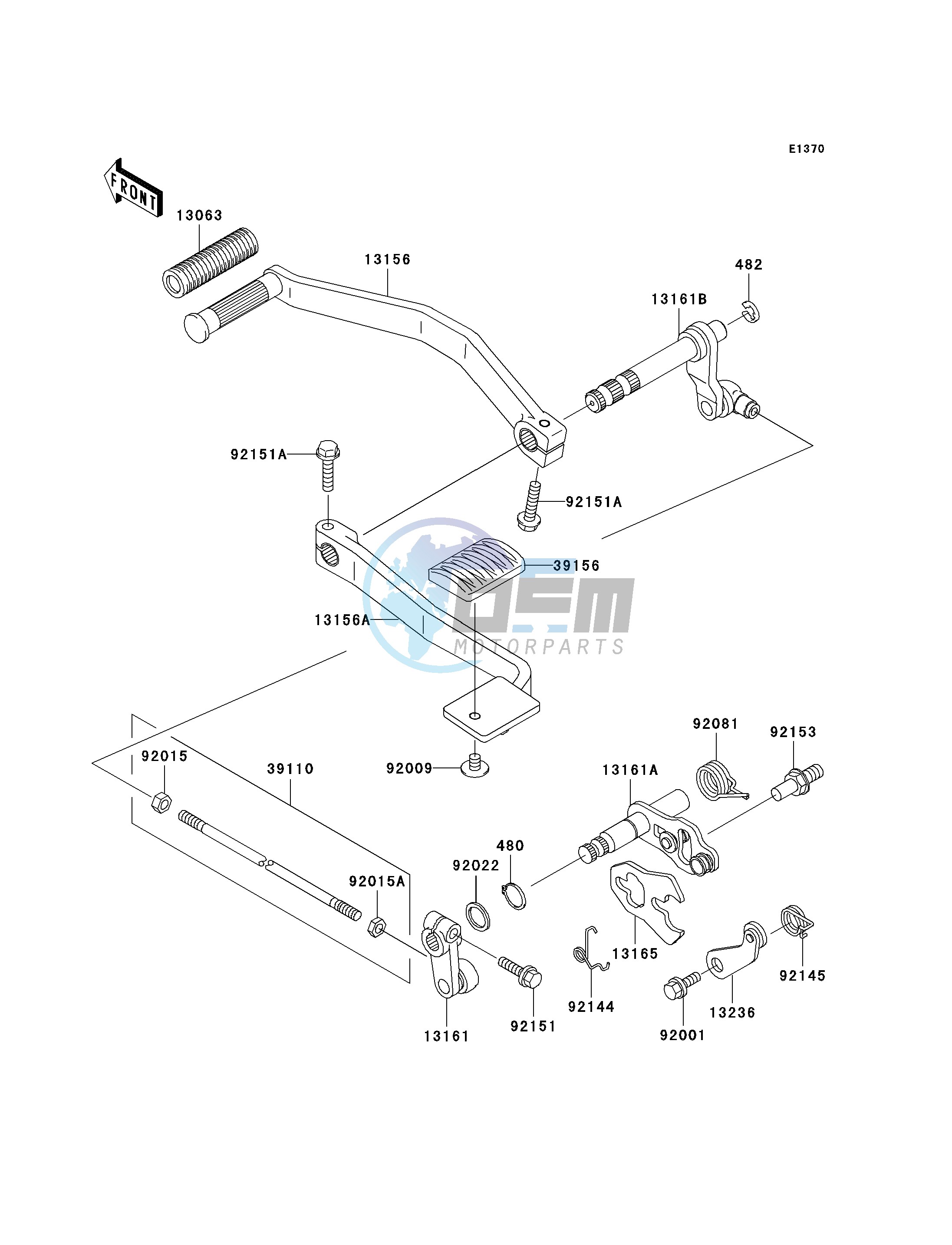 GEAR CHANGE MECHANISM-- R1 - R3- -