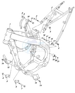 RM-Z250 drawing FRAME